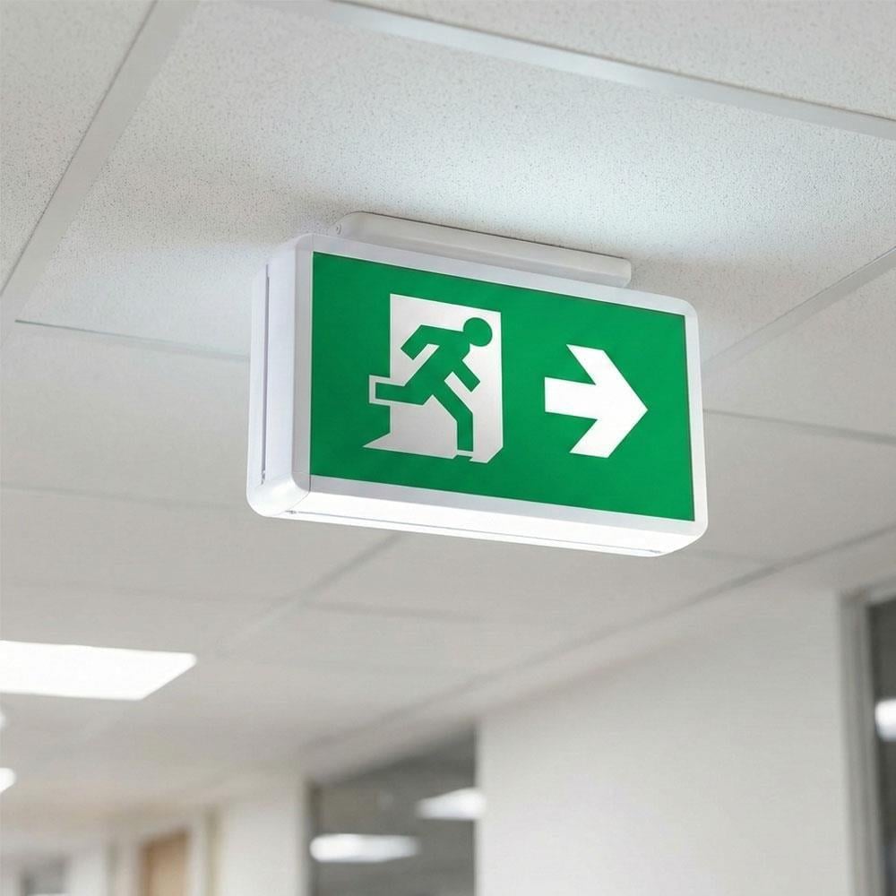 Çiftyüz Acil Çıkış Yönlendirme Armatürü Z Seri 75 x 400 x 180mm