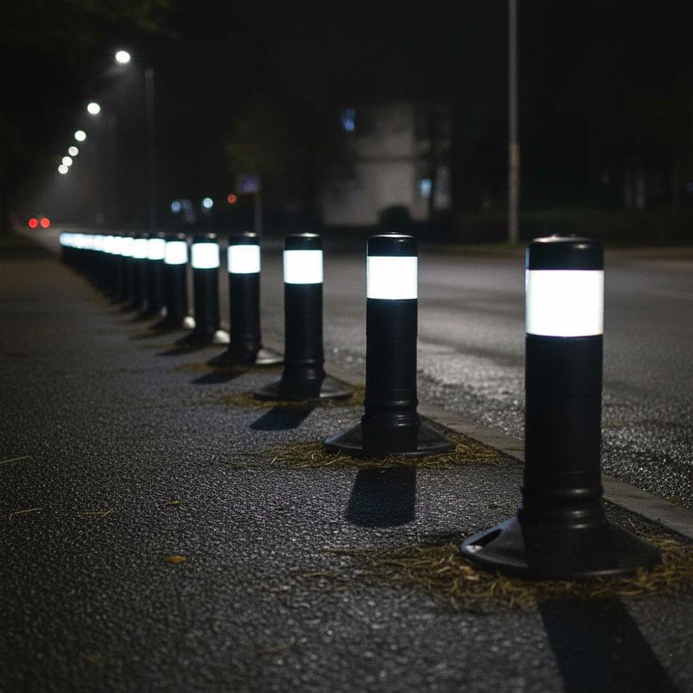 Black TPU Delineator 30 x 8 cm