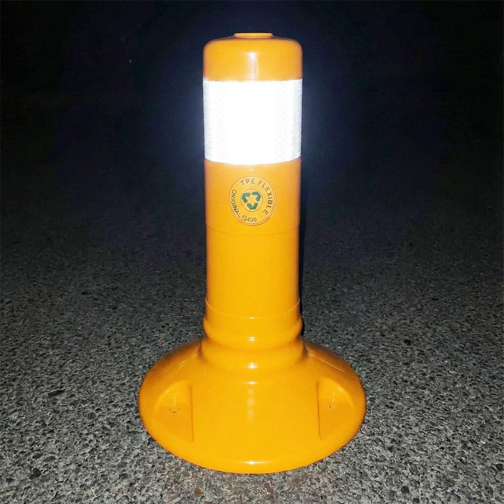 Delinatör 30 x 8 cm TPE, Sarı Esnek Duba