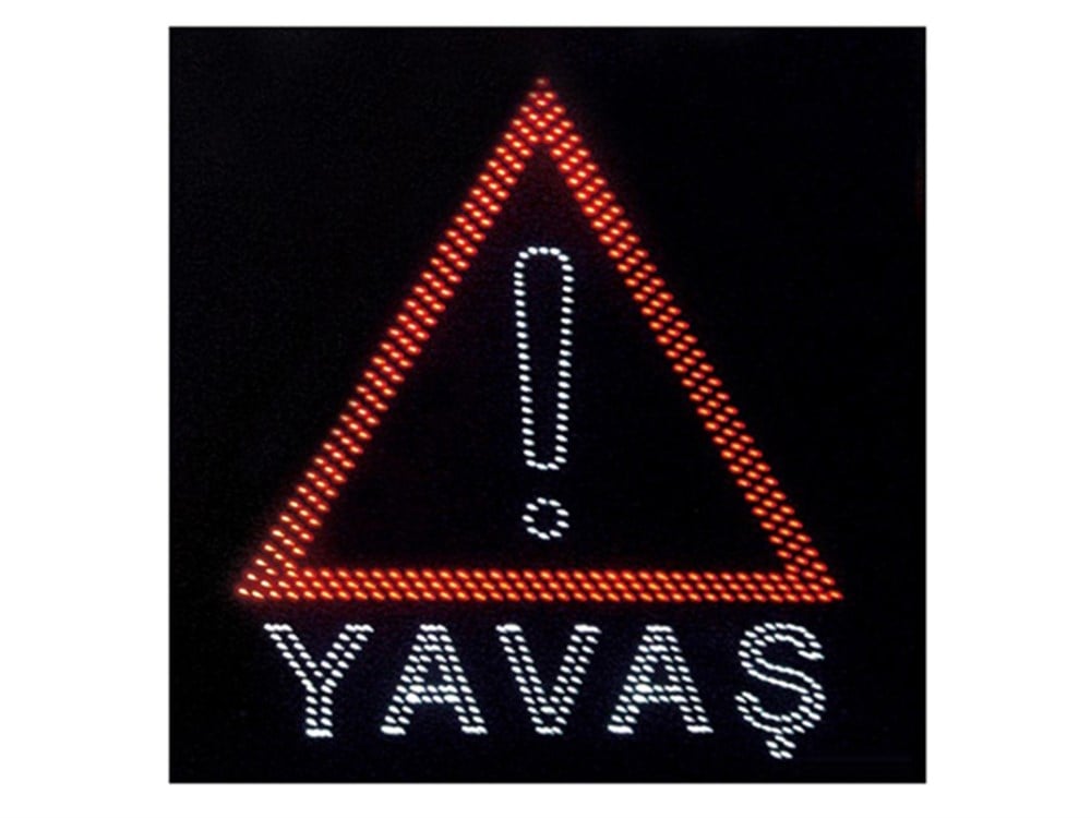 Dikkat – Yavaş Levhası 100 x 100 cm
