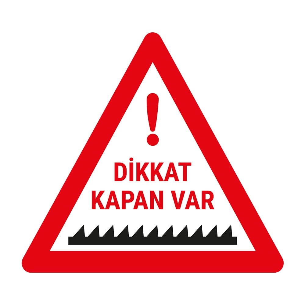 Dikkat Kapan Var Levhası T-K1