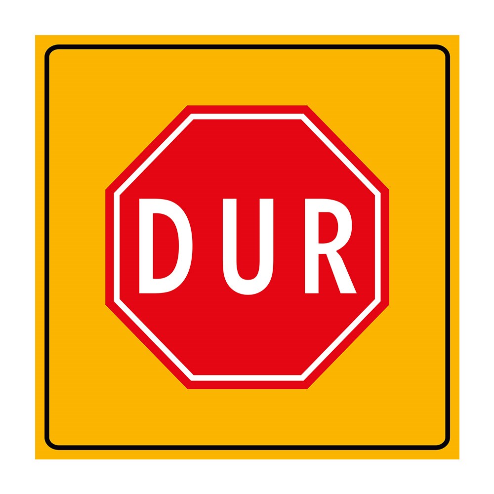 Dur Levhası 90x90 cm TT-2