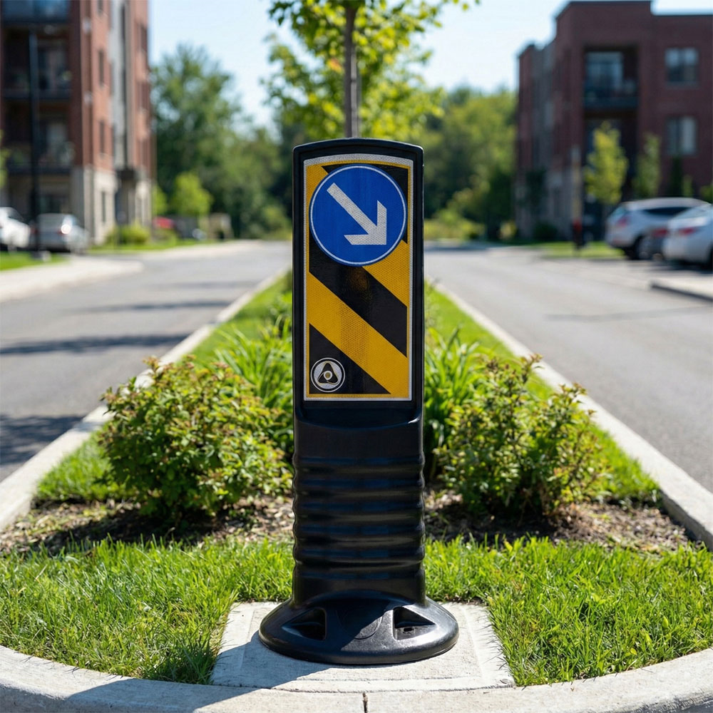 Esnek Refüj Başı Levhası 45 x 10 cm