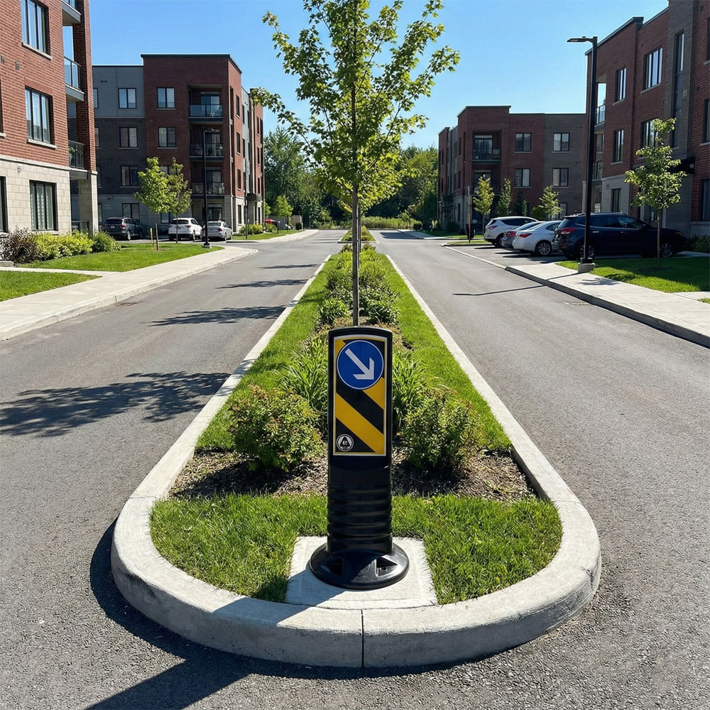 Esnek Refüj Başı Levhası 45 x 10 cm