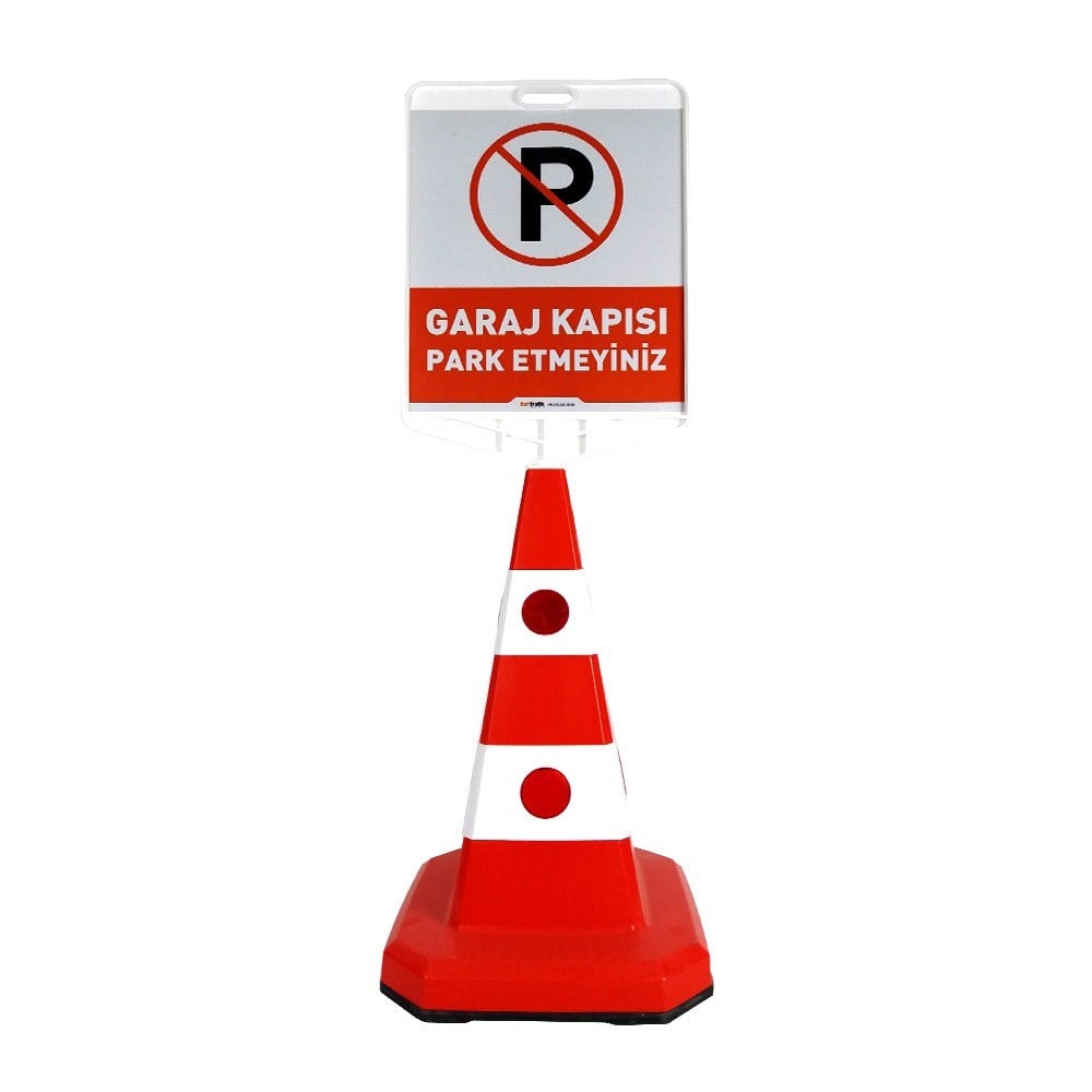 Garaj Kapısı Park Edilmez Dikdörtgen Levha Çift Taraf Baskı