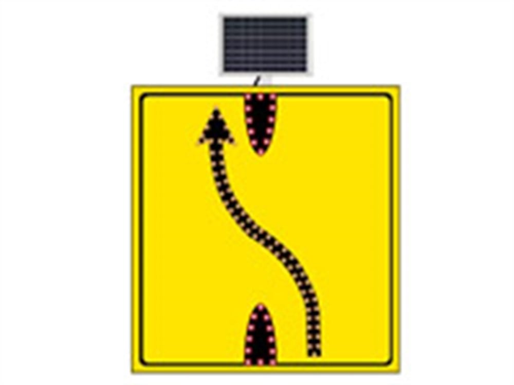 Güneş Enerjili Şerit Aktarım Levhası Sağdan Sola 110x120 cm