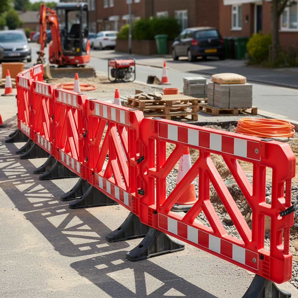 Red Safety Barrier 150 x 100 cm