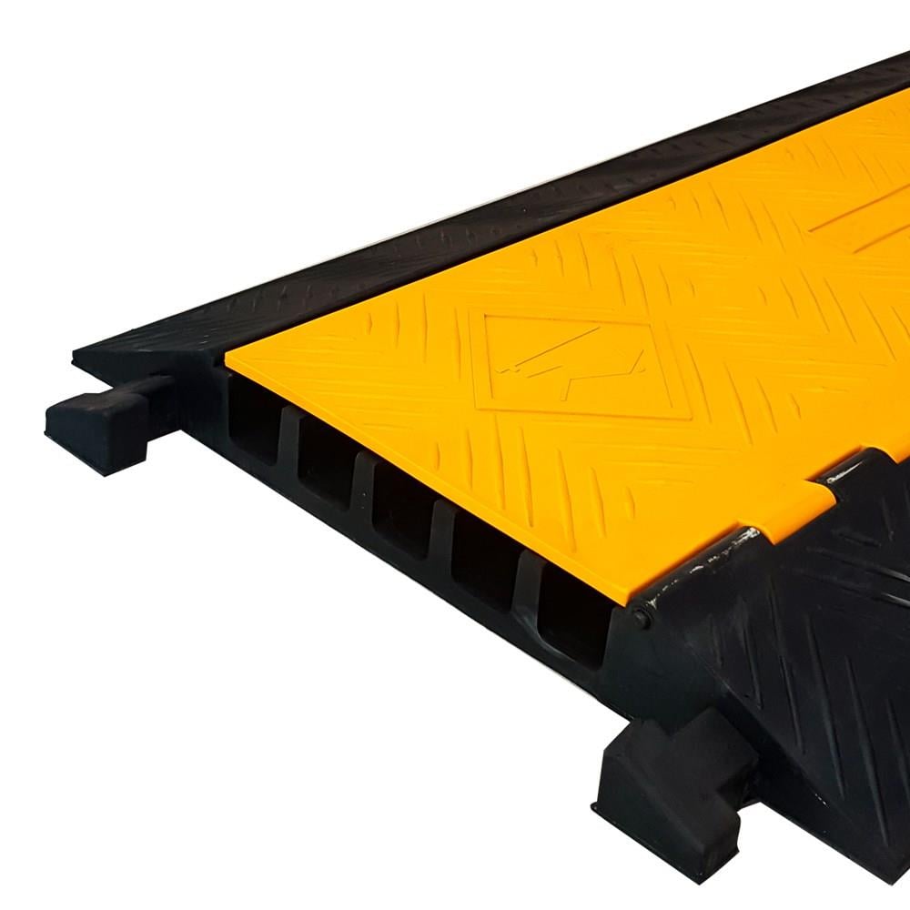 10lu Kablo Kanallı Hız Kesici 5 Kanallı, Yol Kasisi 50 x 92 x 6 cm