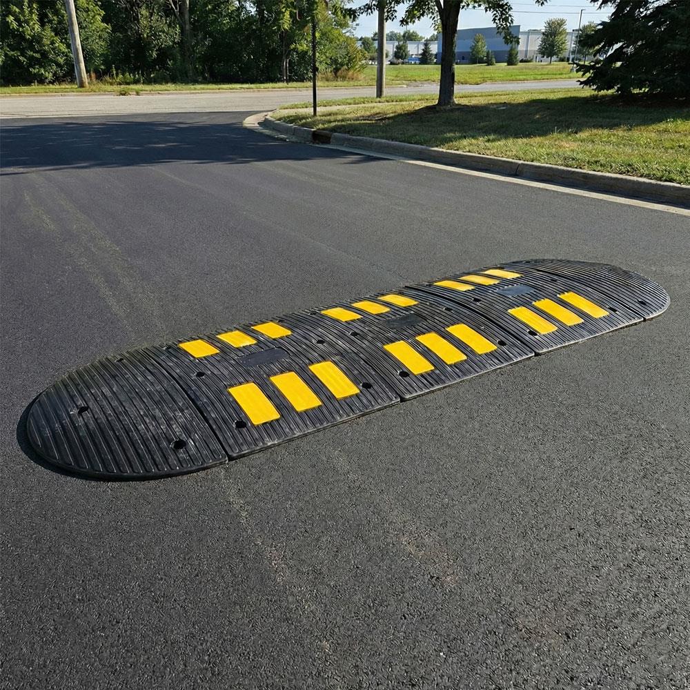 Kauçuk Hız Kesici 6 Bantlı - 5,5 Metre Set