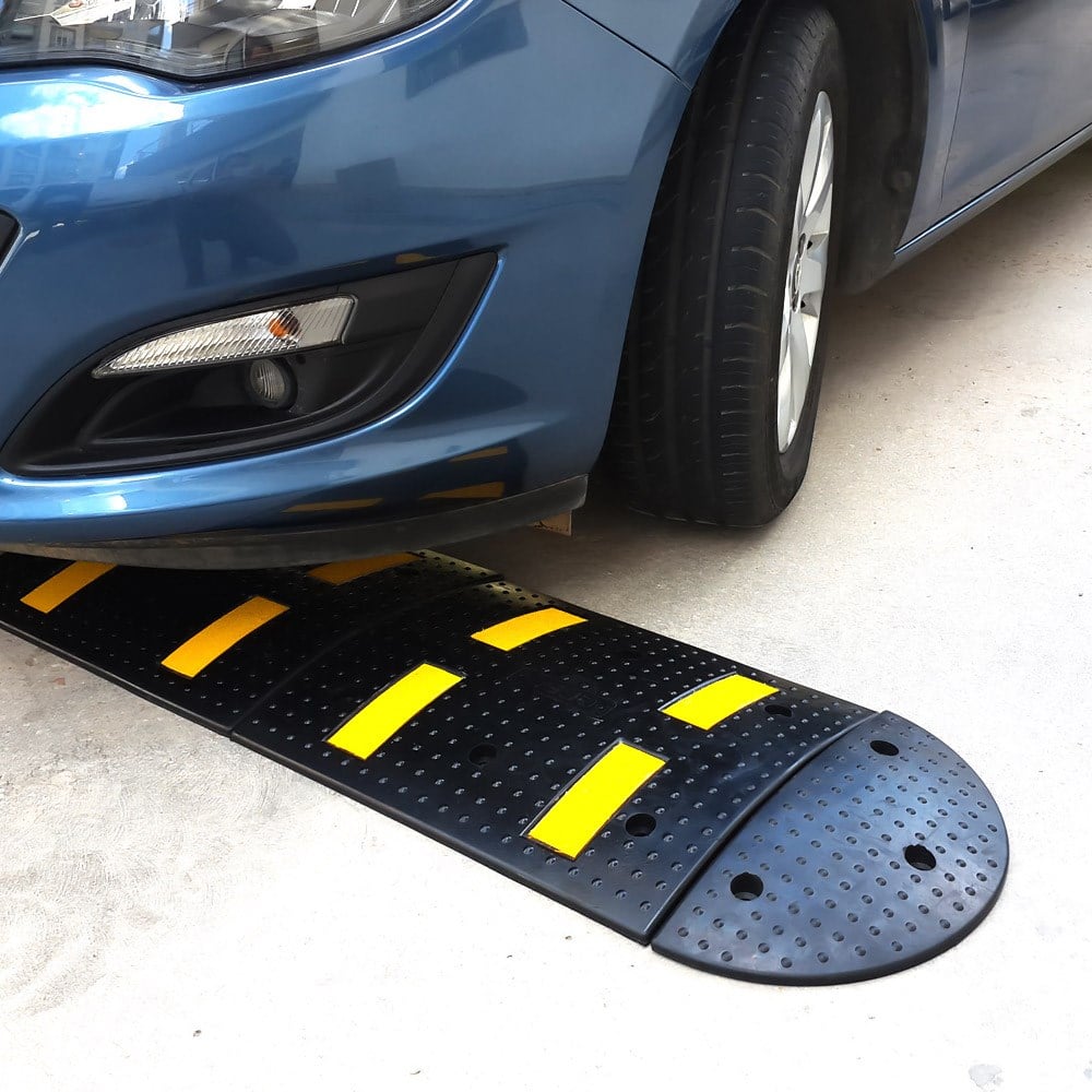 Kauçuk Hız Kesici Kapaklı Set, Yol Kasisi 2 Metre