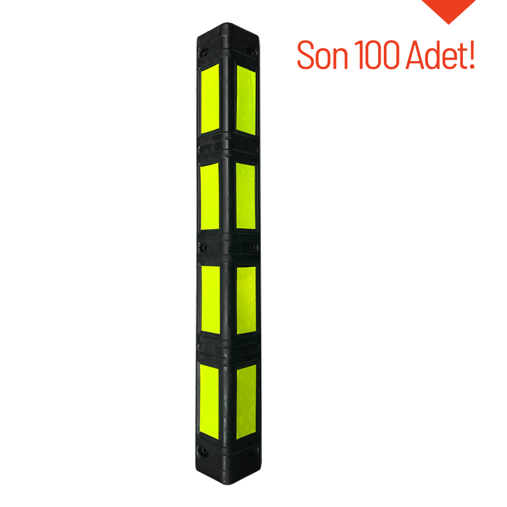 Eco Rubber Corner Guard with Green Honeycomb Reflective