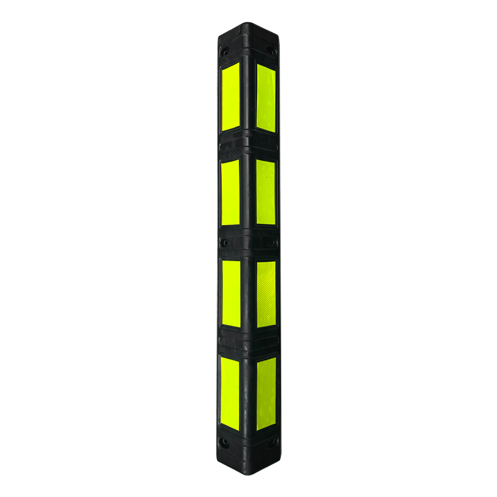 Eco Rubber Corner Guard with Green Honeycomb Reflective