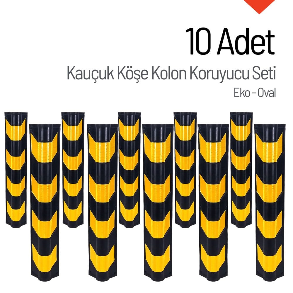 10lu Compound Köşe Kolon Koruyucu (Eko - Oval)