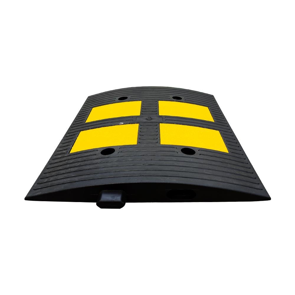 PVC Compund Speed Bump with Reflective Stripes 50 x 40 x 4 cm
