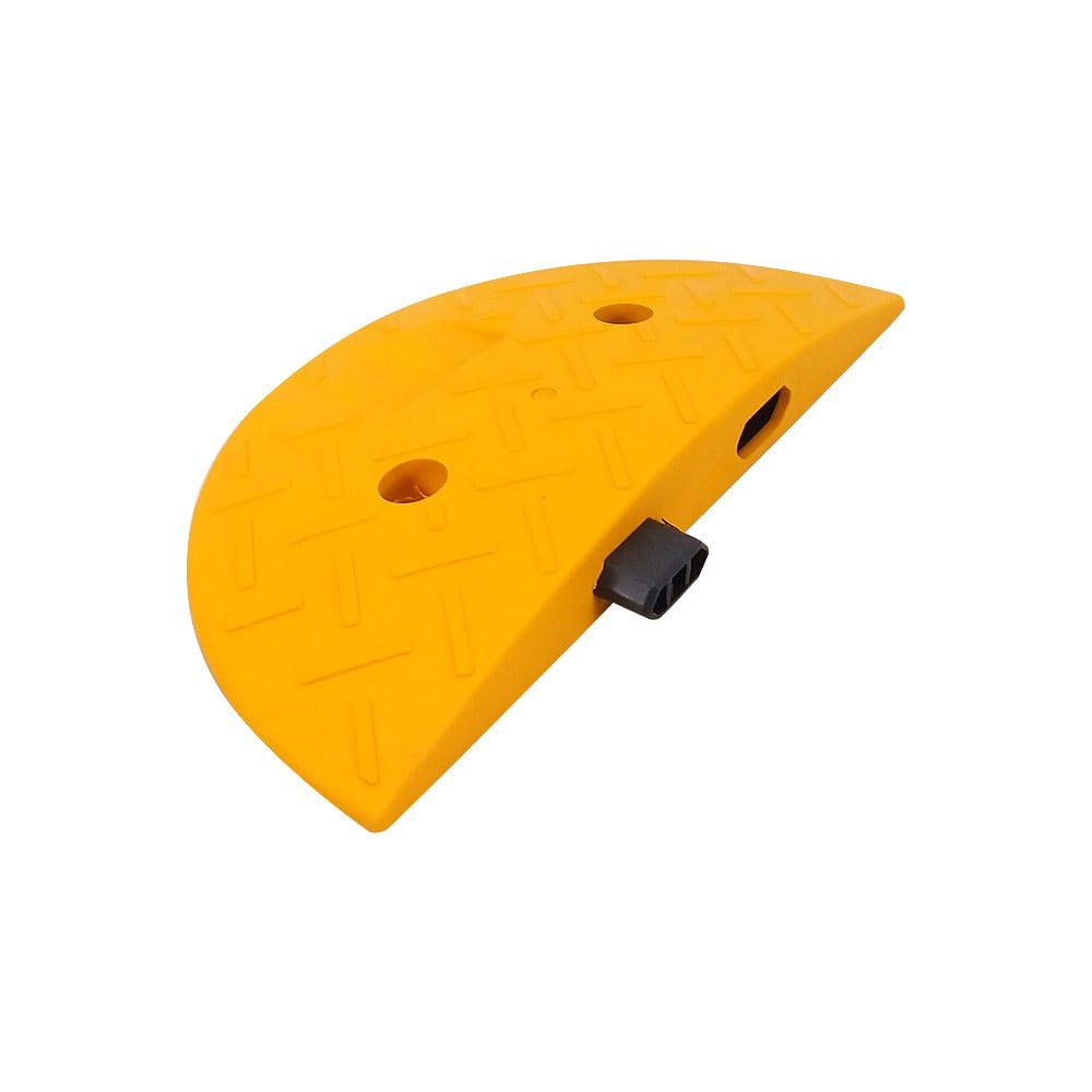 Yellow PVC Compund Speed Bump Cover 20 x 40 x 4 cm