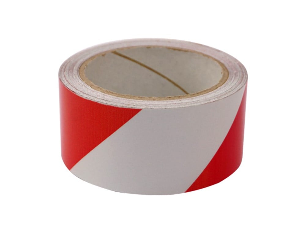 Kırmızı - Beyaz Reflektif Bant, Reflektif Şerit 5 cm x 10 m