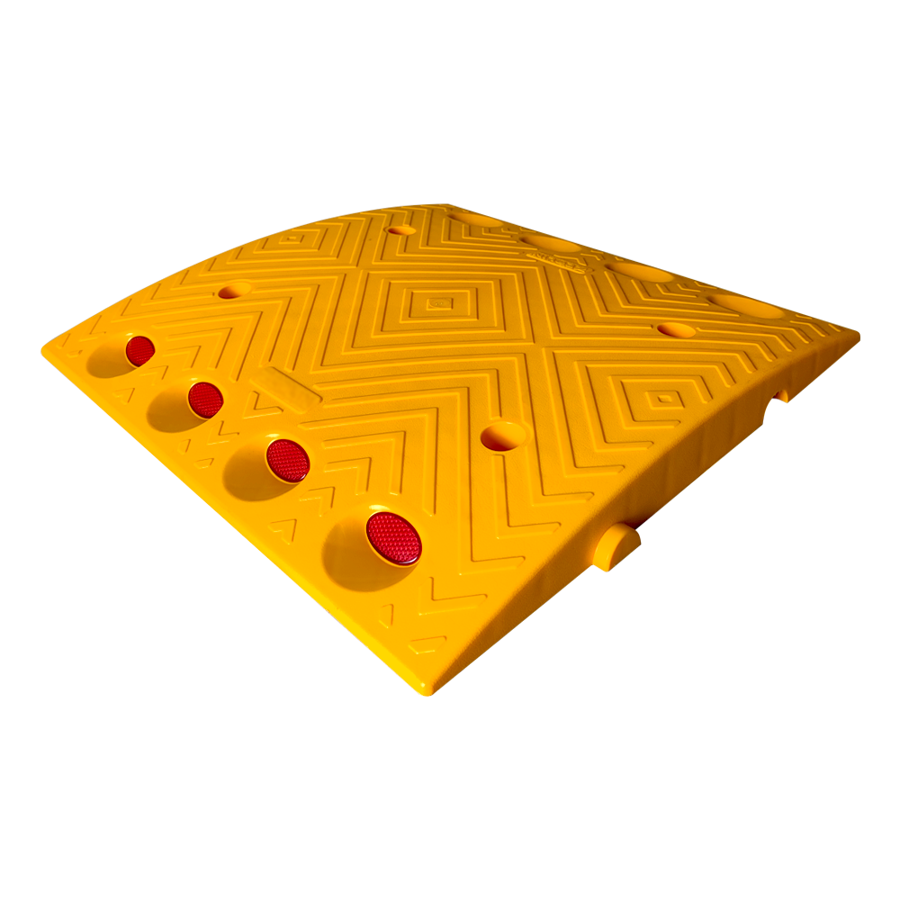 Oval Hız Kesici PPC, Kapaklı Yol Kasisi Set - 5,5 Metre