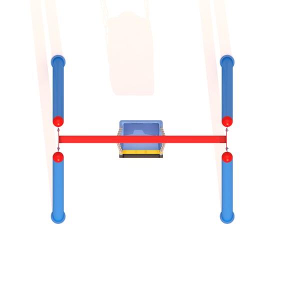 Park Salıncak Tekli, Klasik Salıncak Modeli, Standart Korkuluklu Koltuk