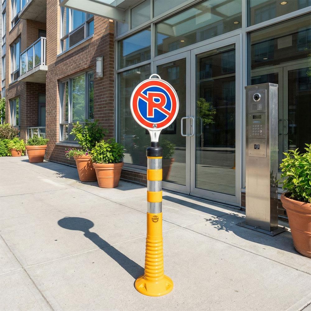 Park Yasaktır Uyarı Levhalı Delinatör Seti Sarı