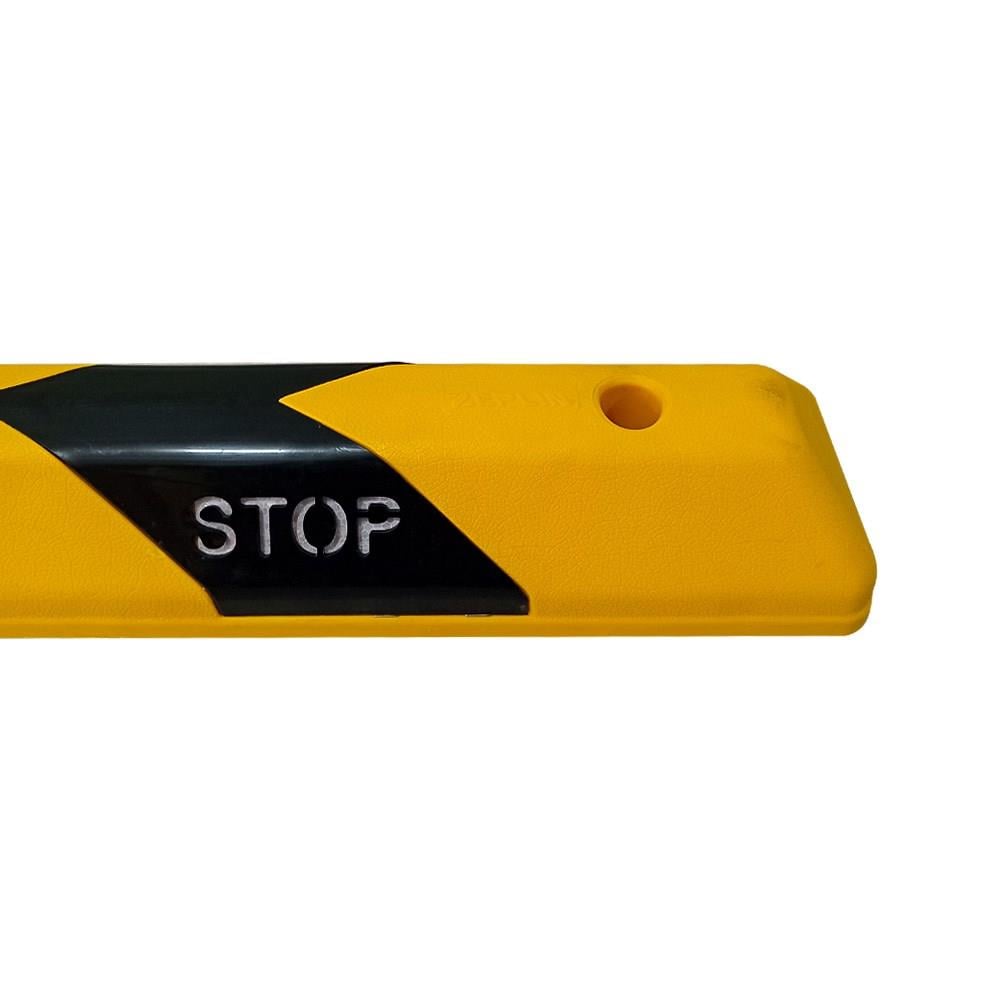 10lu Plastik Oto Park Araç Stoperi 110 cm Sarı-Siyah