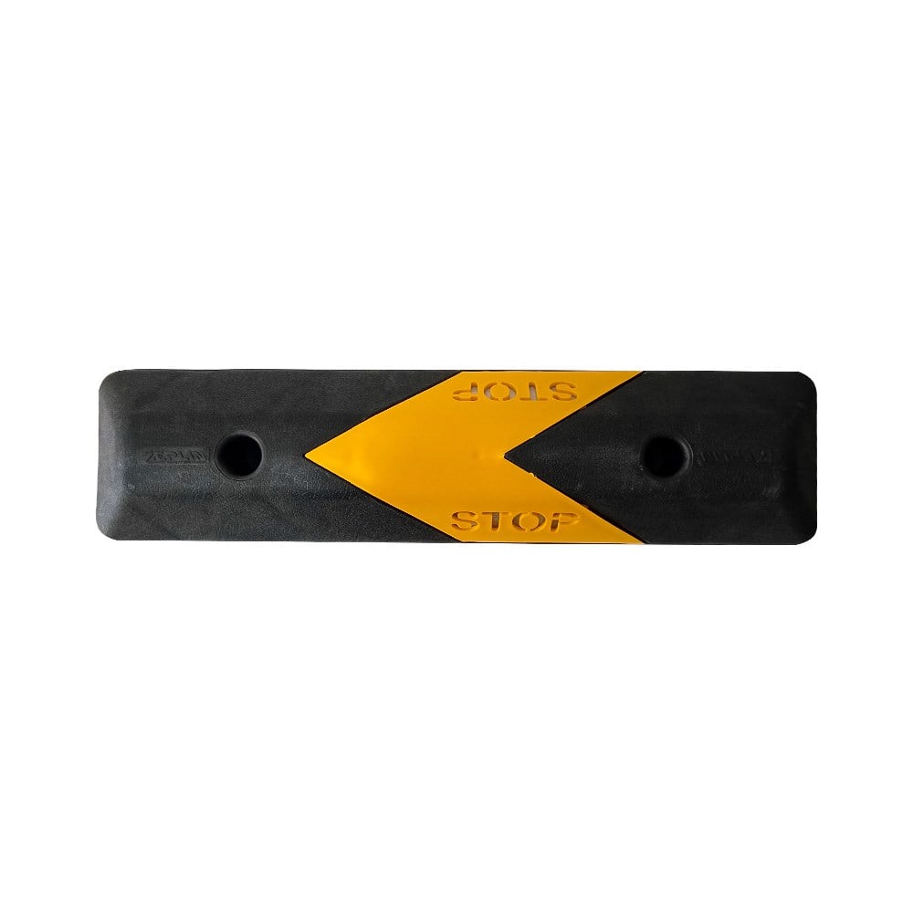 Plastik Oto Park Araç Stoperi 60 cm Siyah-Sarı