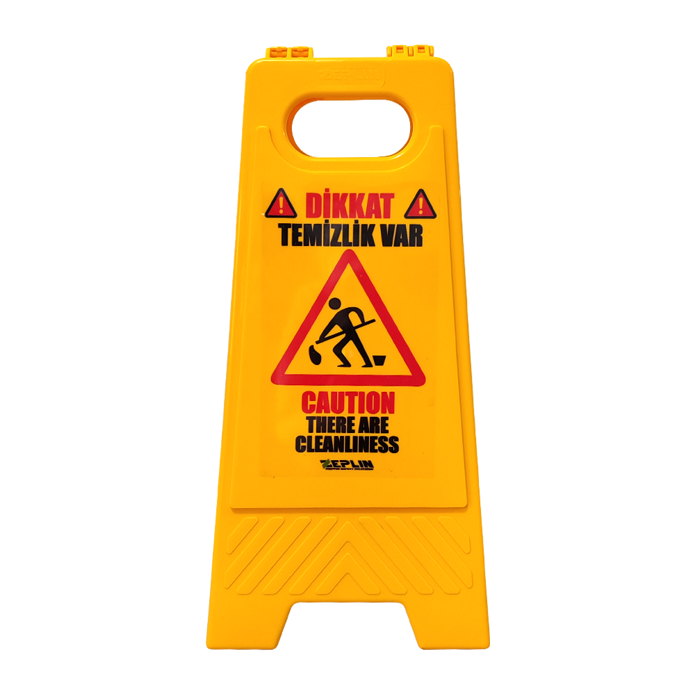 PPC Temizlik Var Levhası