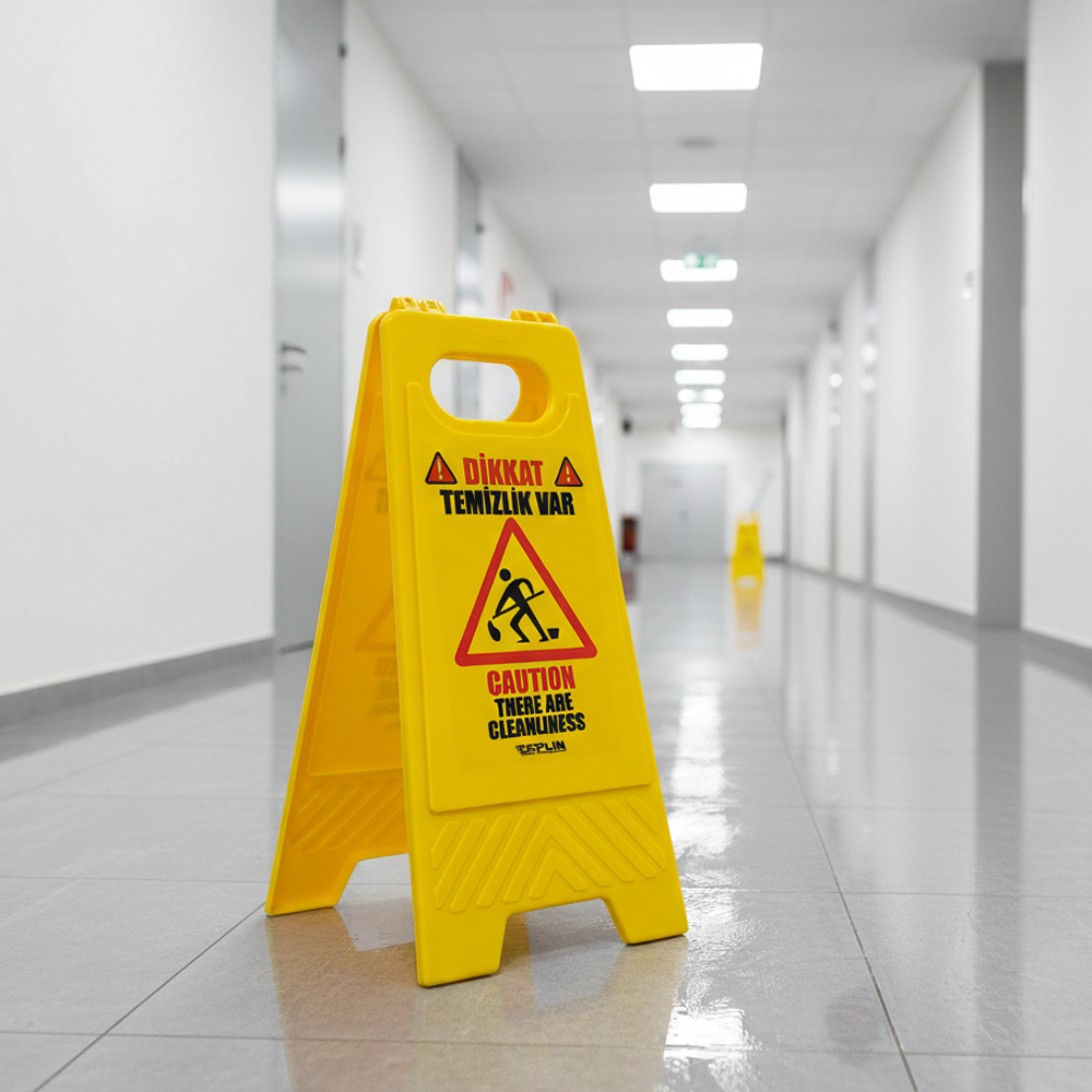 PPC Temizlik Var Levhası