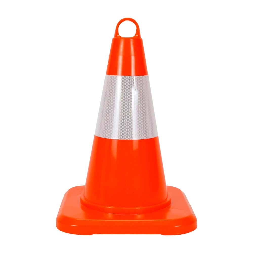 PVC Trafik Konisi 32 cm Reflektifli - Ağırlıksız Trafik Dubası