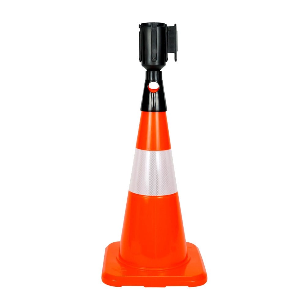 PVC Trafik Konisi 50 cm Reflektifli - Ağırlıksız Trafik Dubası