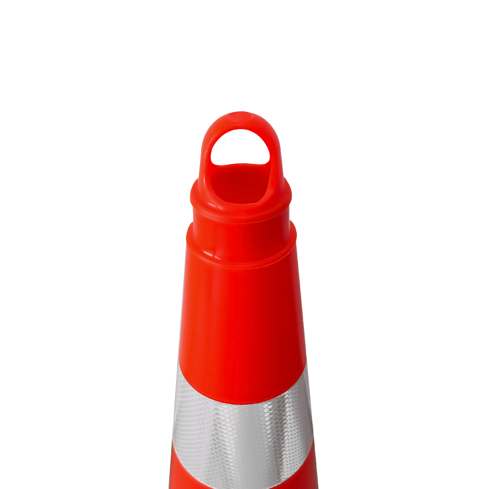 PVC Traffic Cone with 2 Reflective Collars 70 cm