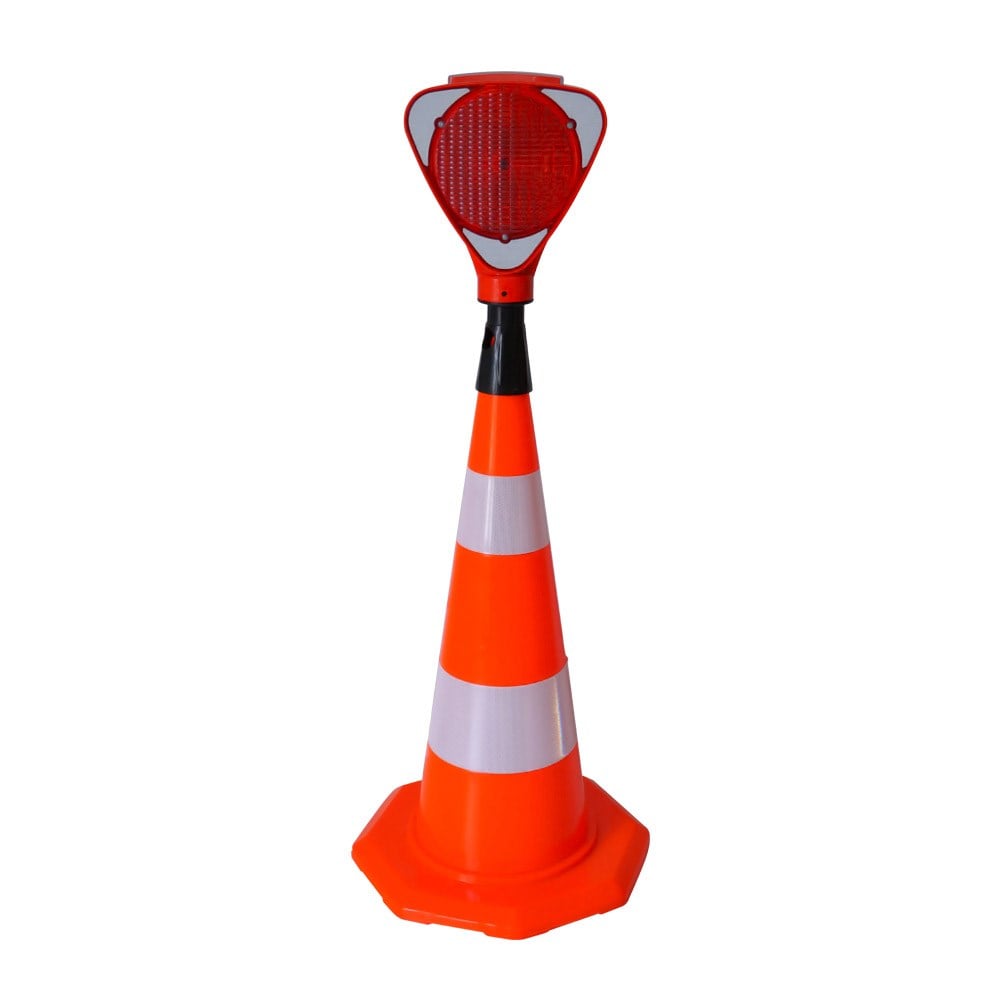 PVC Traffic Cone with 2 Reflective Collars 70 cm