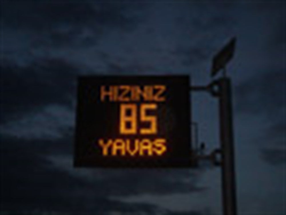 LED Speed Warning System with Doppler Radar