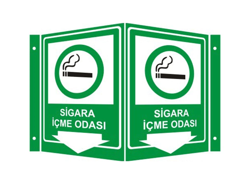 Sigara İçme Odası Panoromik Levha