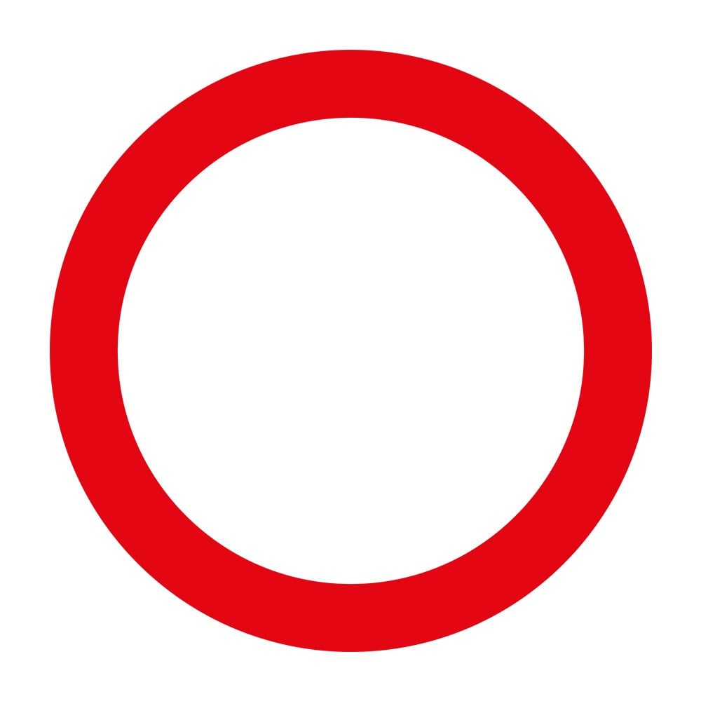 Taşıt Trafiğine Kapalı Yol Levhası TT-5