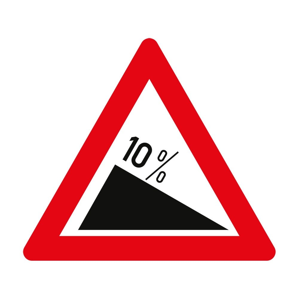 Tehlikeli Eğim (İniş) Levhası T-3a