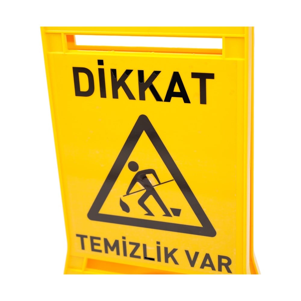 Temizlik Var Levhası 24,5 x 62 cm