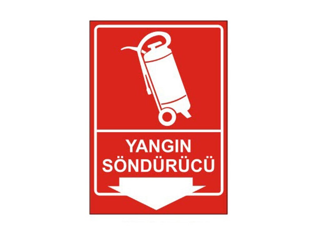 Yangın Söndürücü Levhası