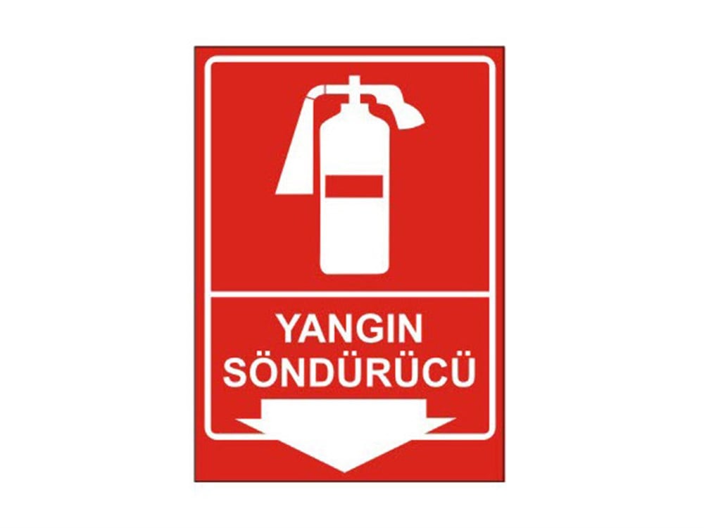 Yangın Söndürücü Levhası
