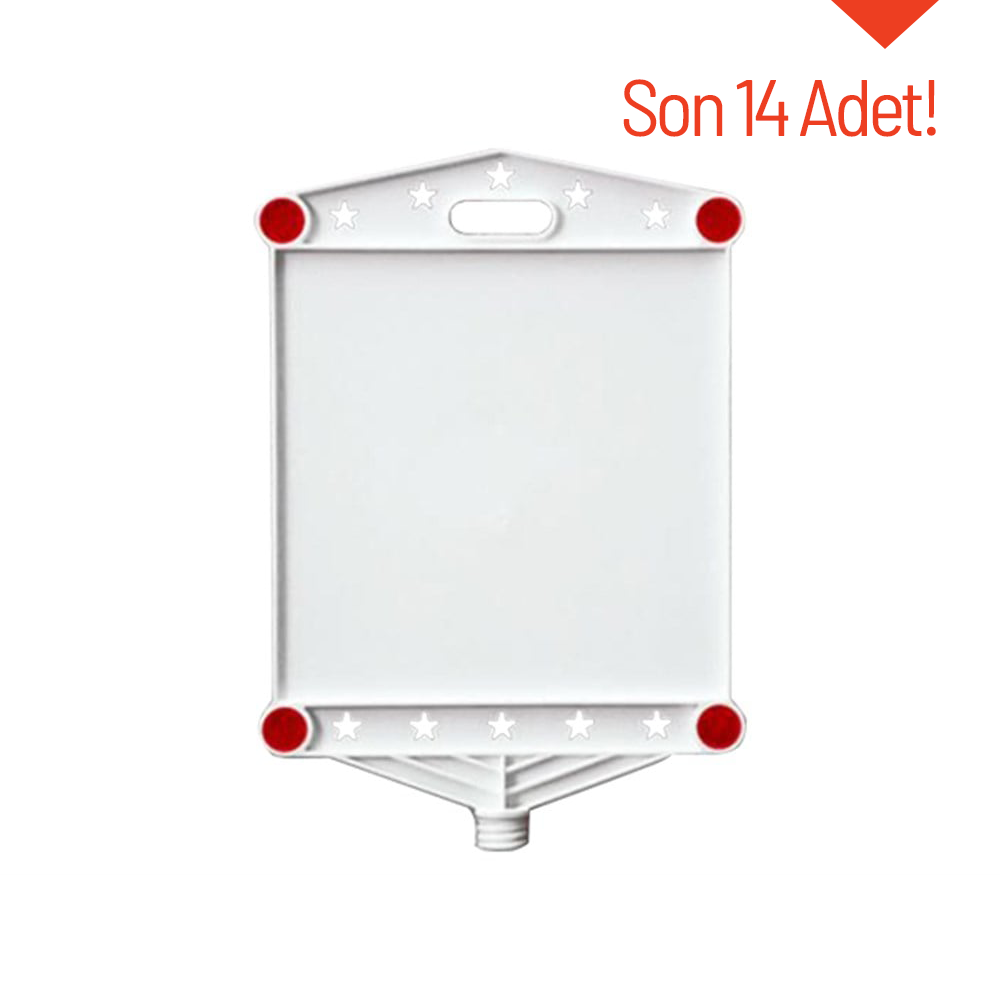 Yıldızlı Boş Levha 30 x 30 cm