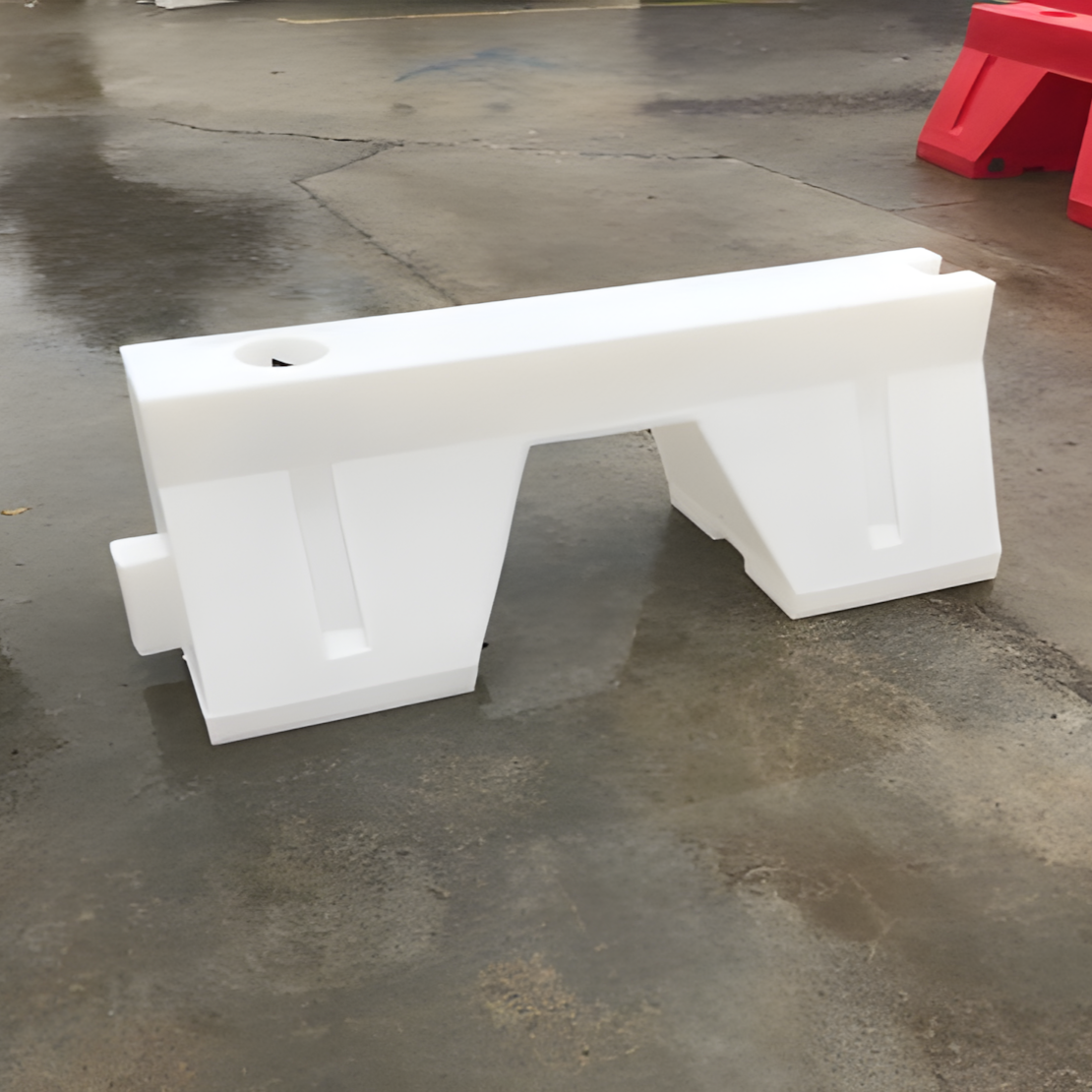 Yol Bariyeri Beyaz 120 x 50 x 50 cm