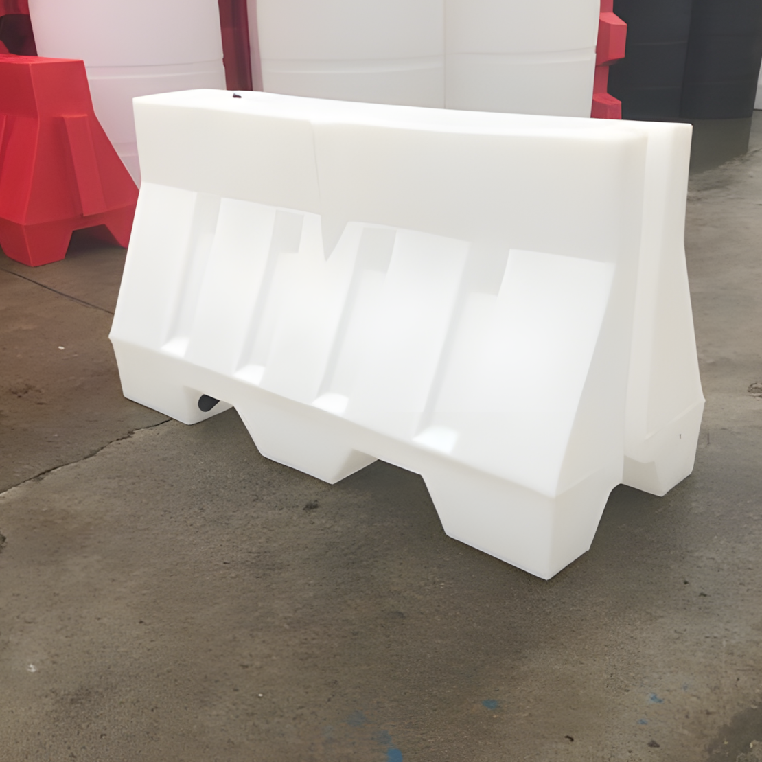 Yol Bariyeri Beyaz 120 x 80 x 50 cm