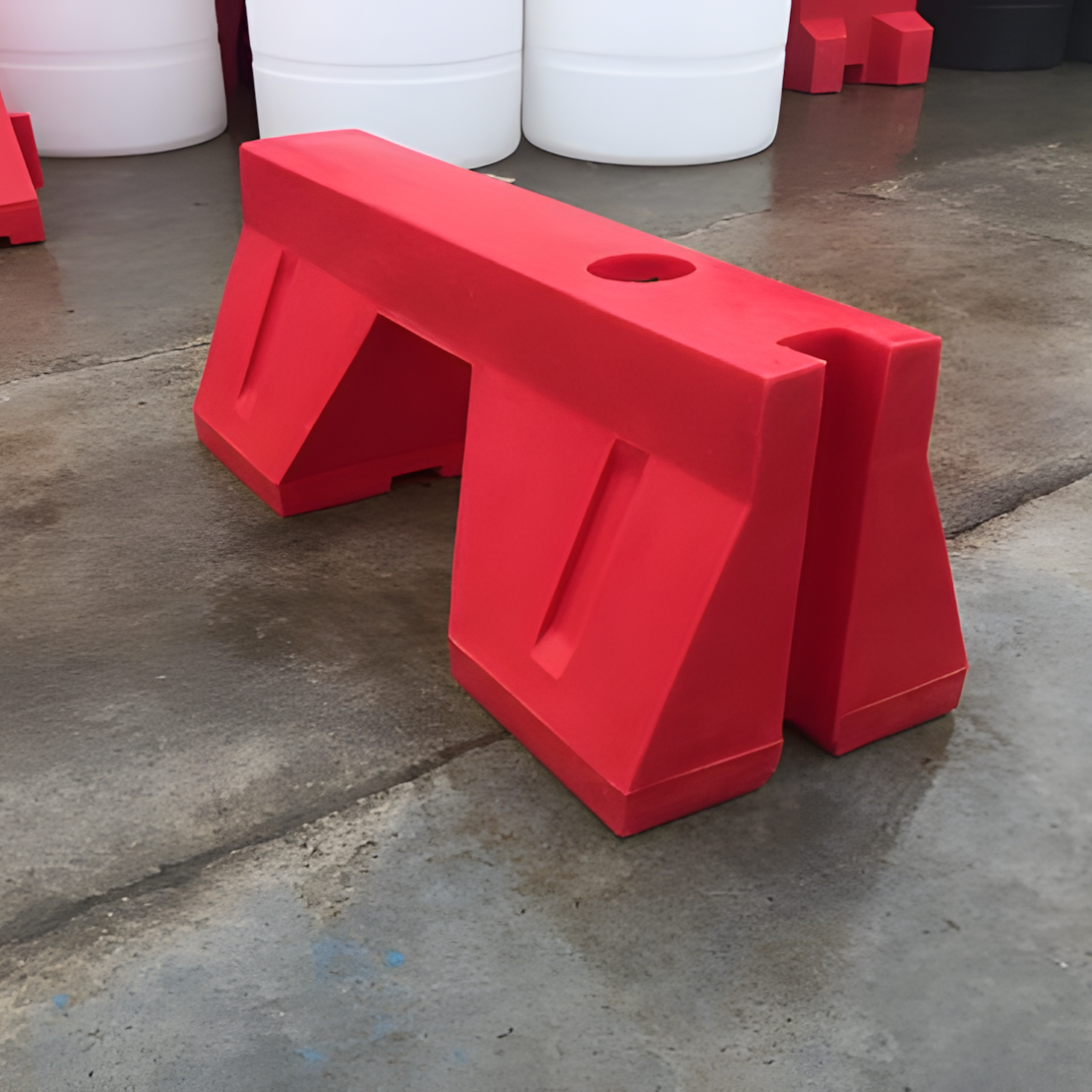 Yol Bariyeri Kırmızı 120 x 50 x 50 cm