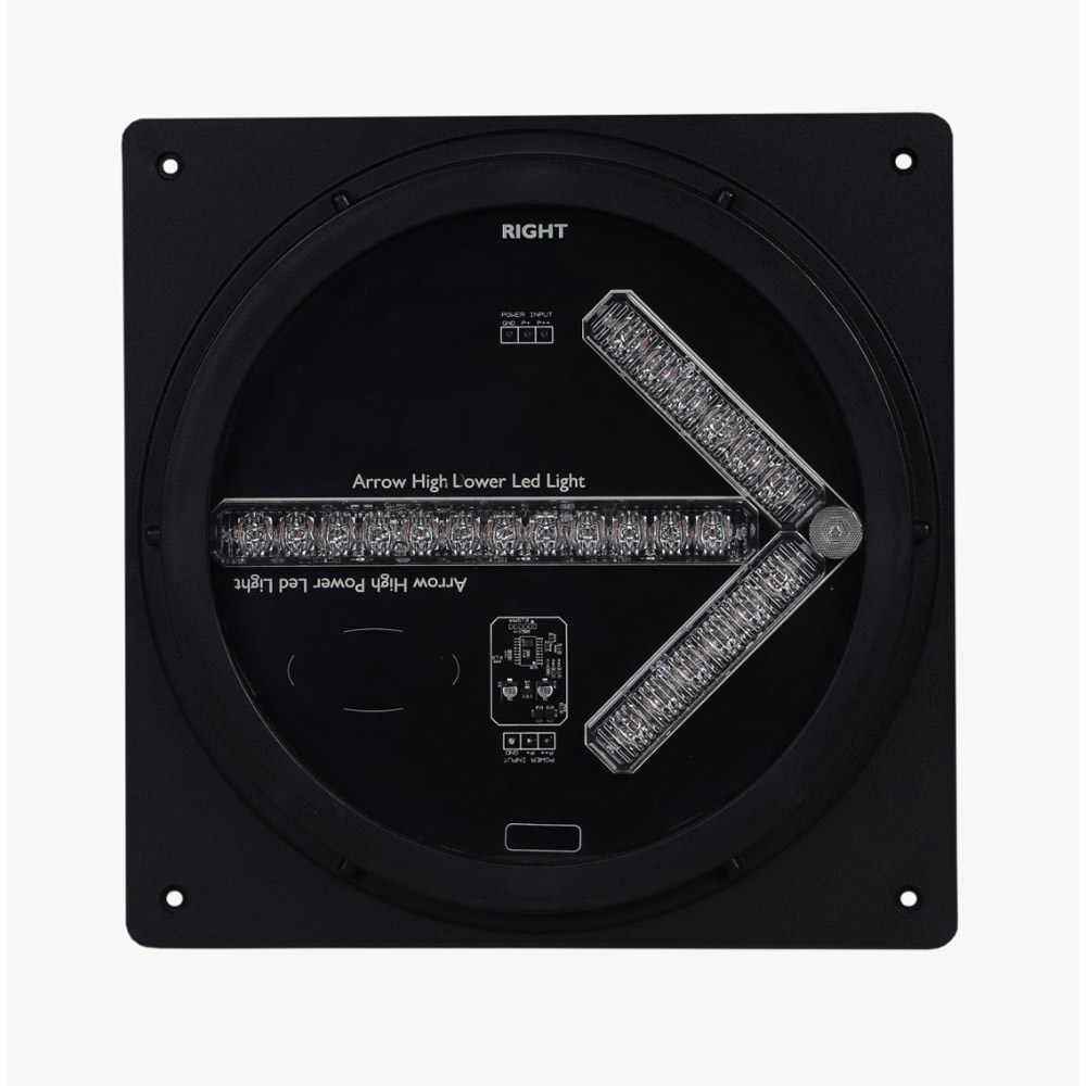 Yuvarlak Ok Levhası Araç Arkası 30 cmKamyon Arkası Levhaları