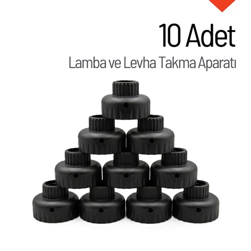 10 Adet Delinatör Lamba ve Levha Takma Aparatı
