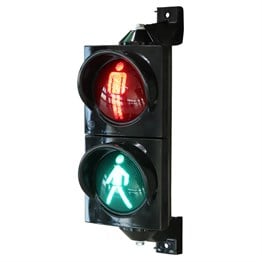 100 mm Ledli Yaya Figürlü Sinyal Verici, Trafik Lambası