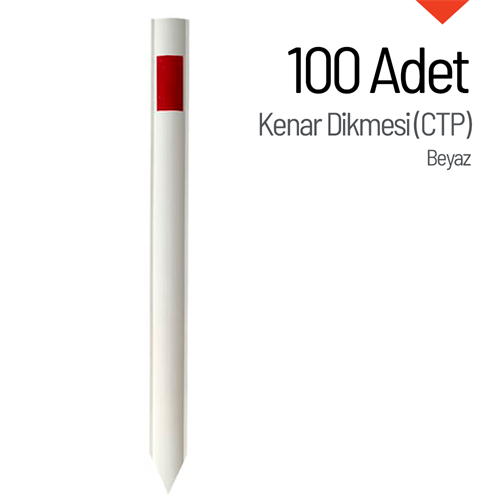 100lü Kenar Dikmesi Seti (CTP) Beyaz