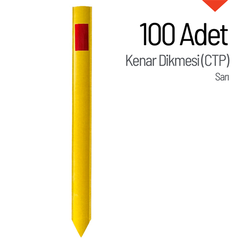 100lü Kenar Dikmesi Seti (CTP) Sarı