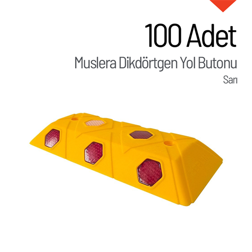 100lü Muslera Dikdörtgen Yol Butonu Seti