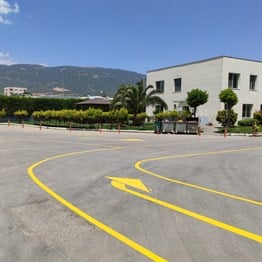 10`lu Constance MMA Esaslı Akrilik Yol Çizgi Boyası, Şerit Boyası 25 kg Beyaz