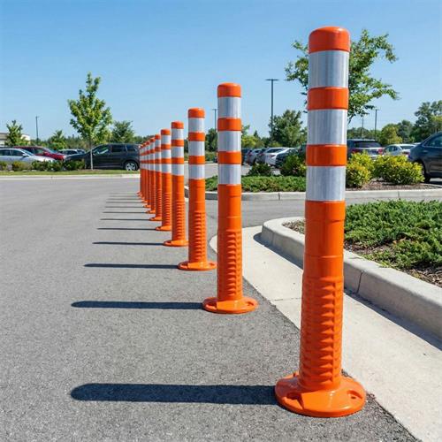 10lu Delinatör 75x8 cm TPU, Esnek Duba - Turuncu